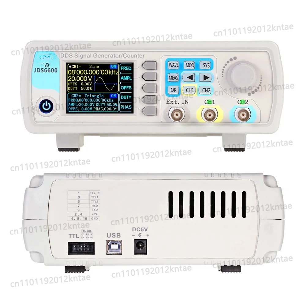 Dual Channel Arbitrary Waveform Function Generator 60Mhz - Générateur de signaux DDS JDS6600 15/30/40/50/60