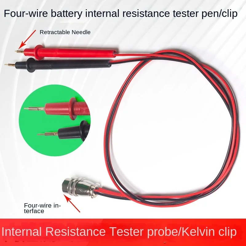 Battery Internal Resistance Tester Four Wire - Testeur amélioré interne de batterie à