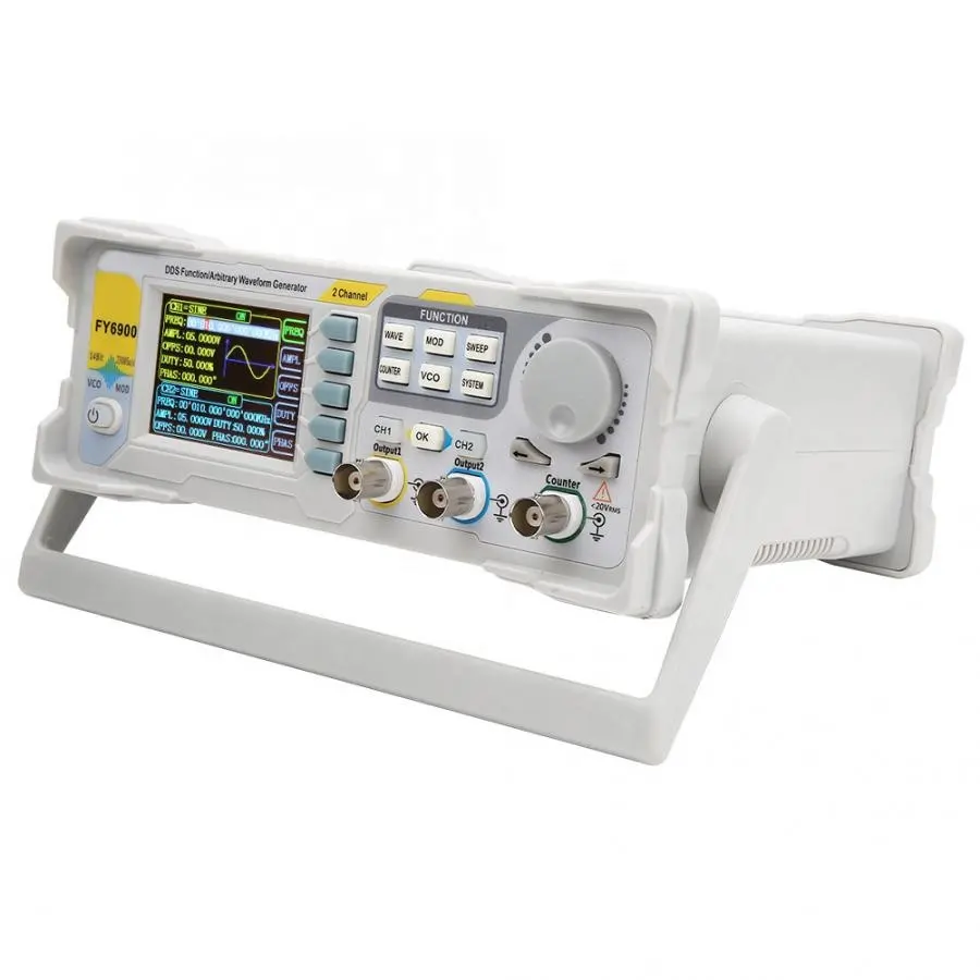 NOUVEAU FY6900 Générateur de s - Dual Channel Arbitrary Waveform Function Generator 60Mhz avis et prix