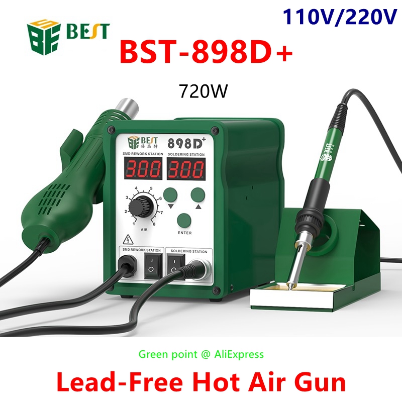 Pistolet à Air chaud Intellige - Smd Rework Station Hot Air Soldering 2 In 1 avis et prix